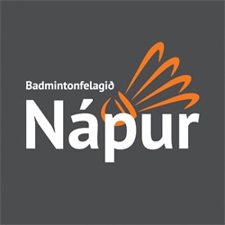 Badmintonfelagið Nápur logo